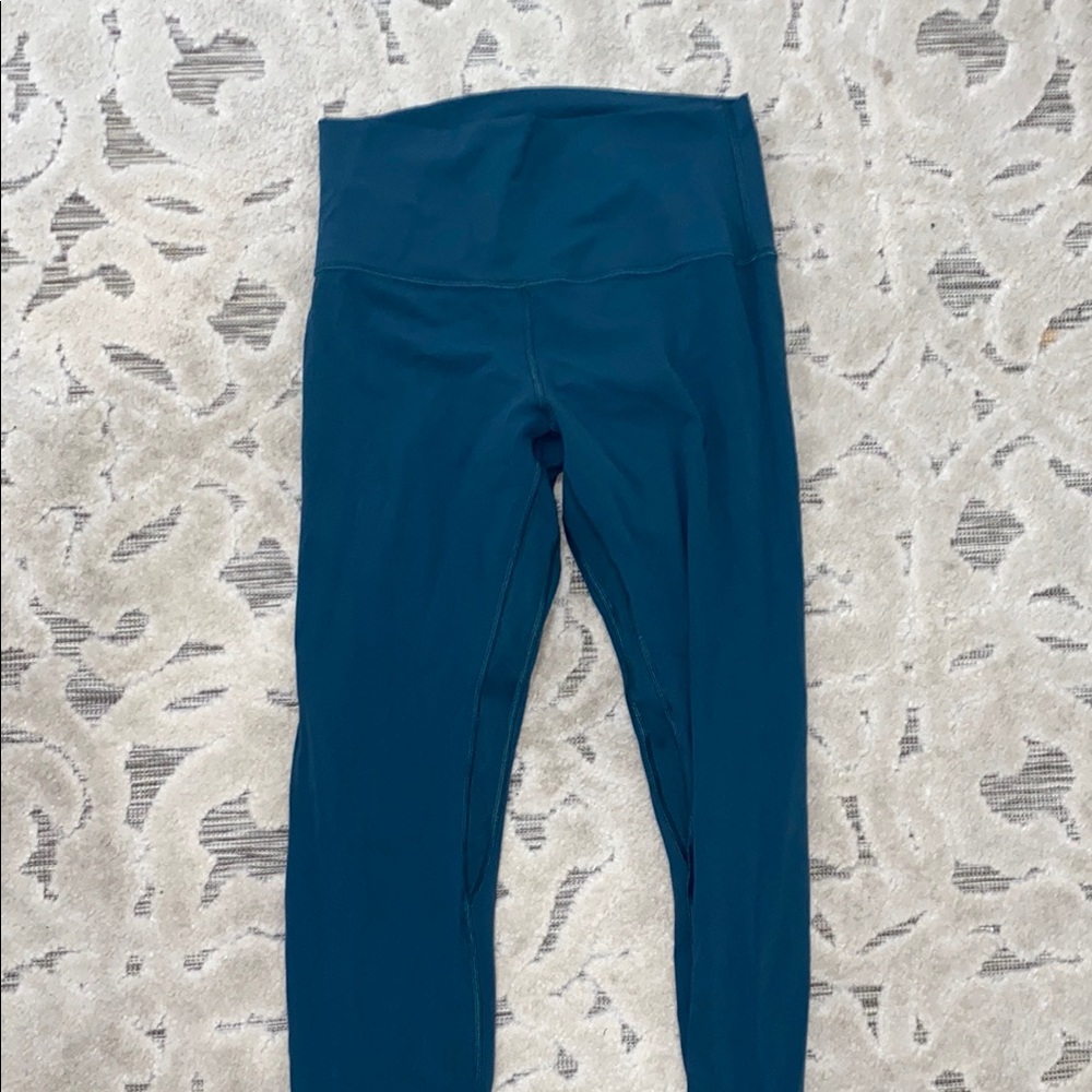 Teal Lululemon leggings